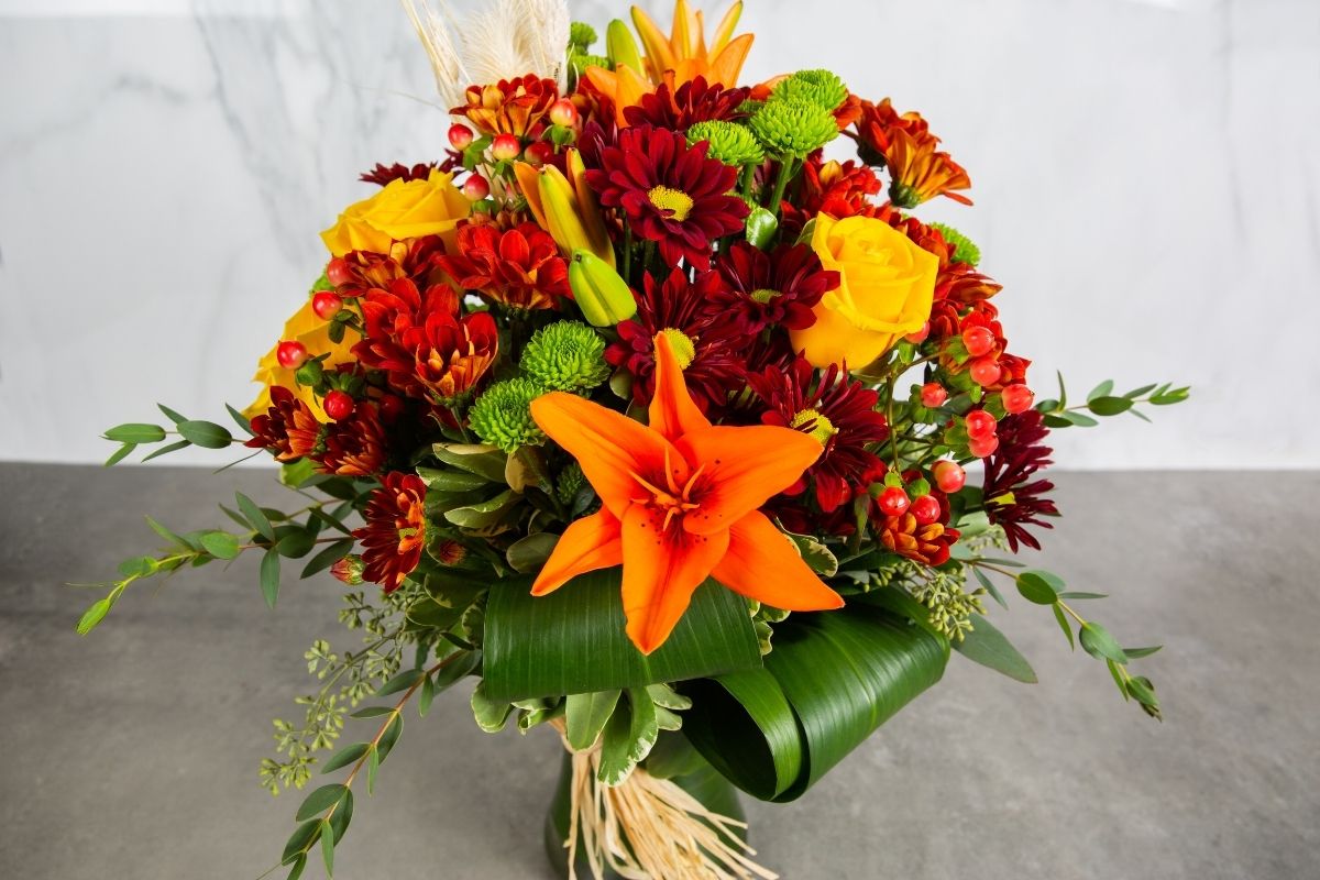 Warm, Textured Arrangements